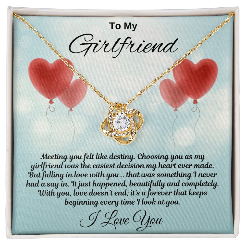 To My Girlfriend  "Meeting You Felt Like Destiny"