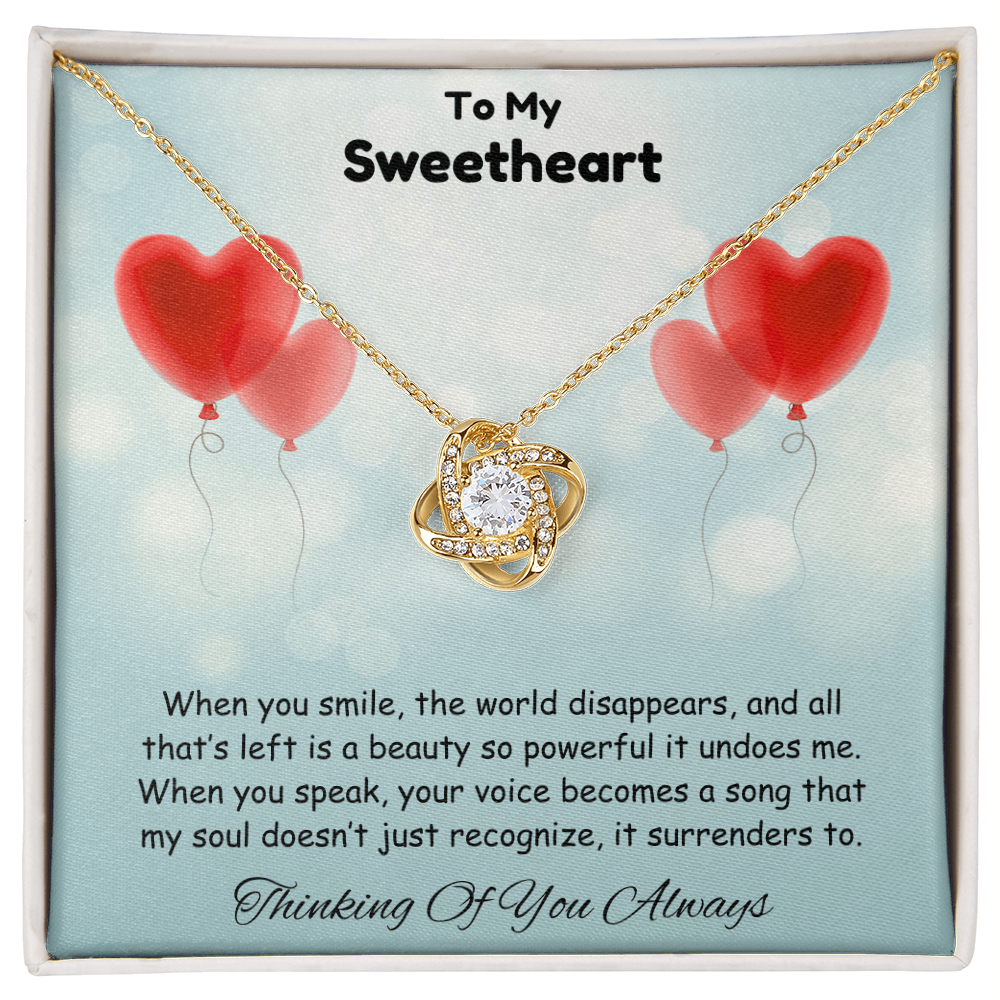 To My Sweetheart  "When You Smile"