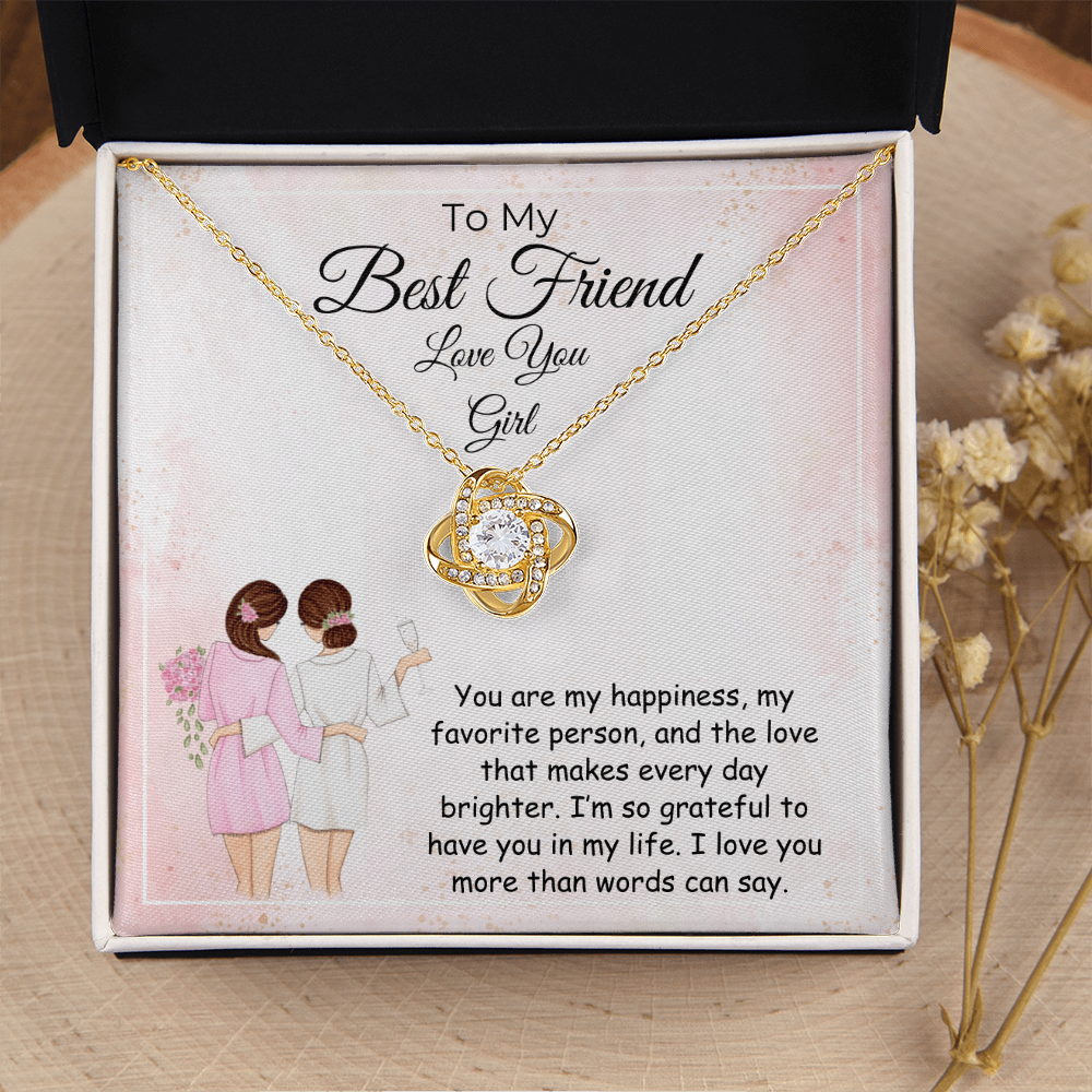 To My Best Friend – Grateful for You Necklace