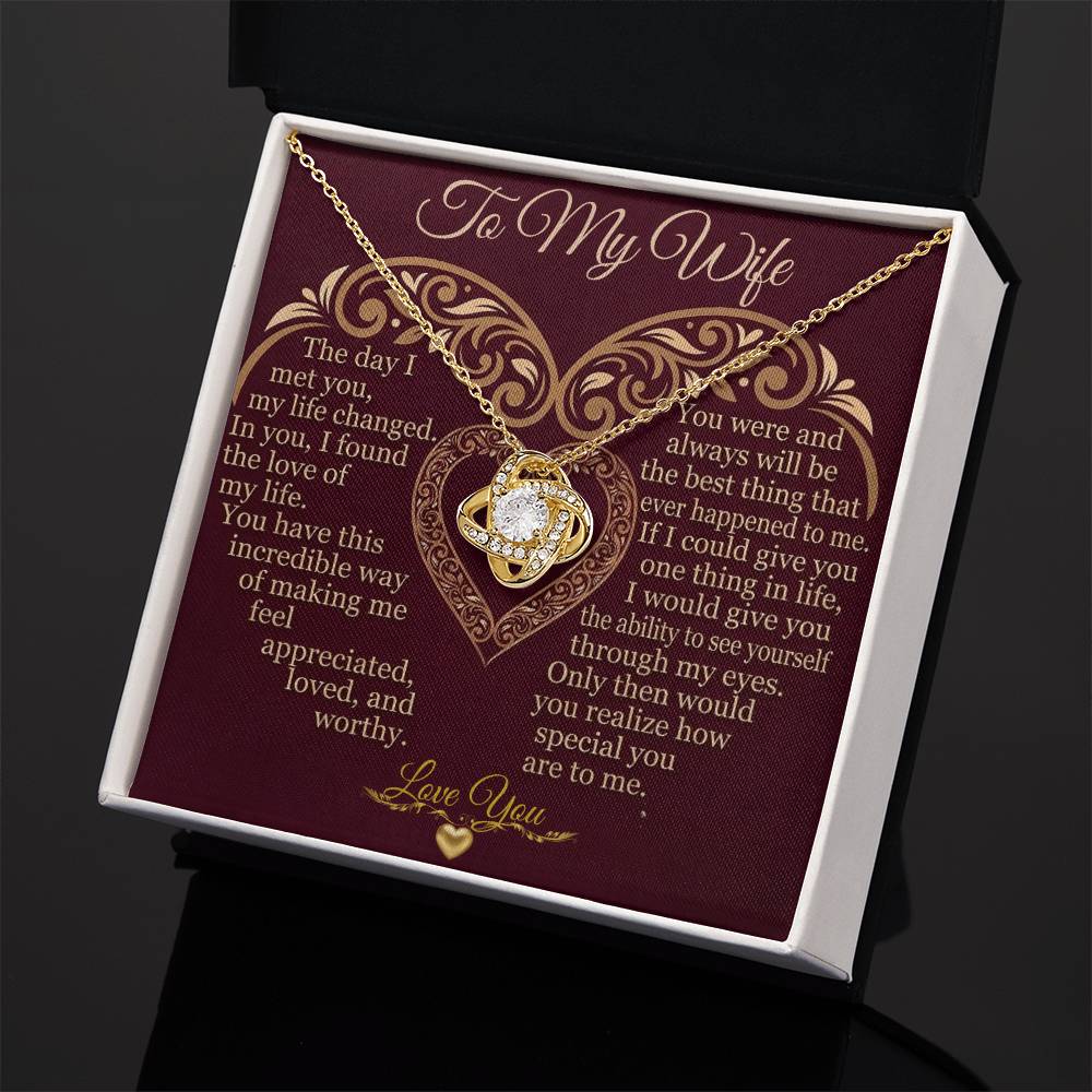 To My Wife  "If I Could Give You One Thing In Life"