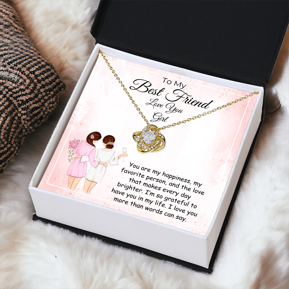 To My Best Friend – Grateful for You Necklace