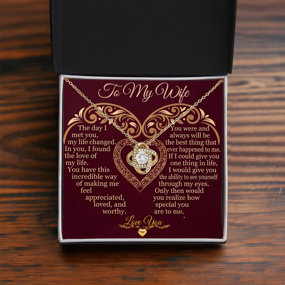 To My Wife  "If I Could Give You One Thing In Life"