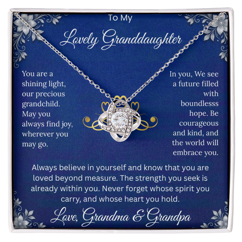 To My Granddaughter – Shining Light Necklace