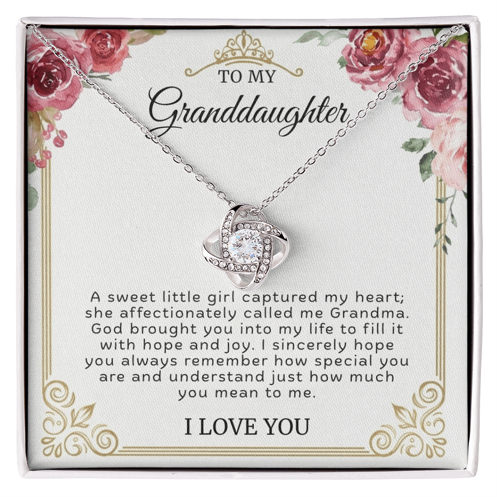 To My Granddaughter  "A Sweet Little Girl Captured My Heart"