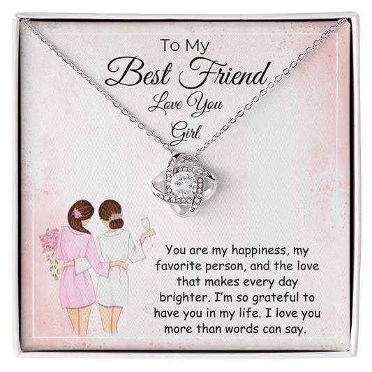 To My Best Friend – Grateful for You Necklace