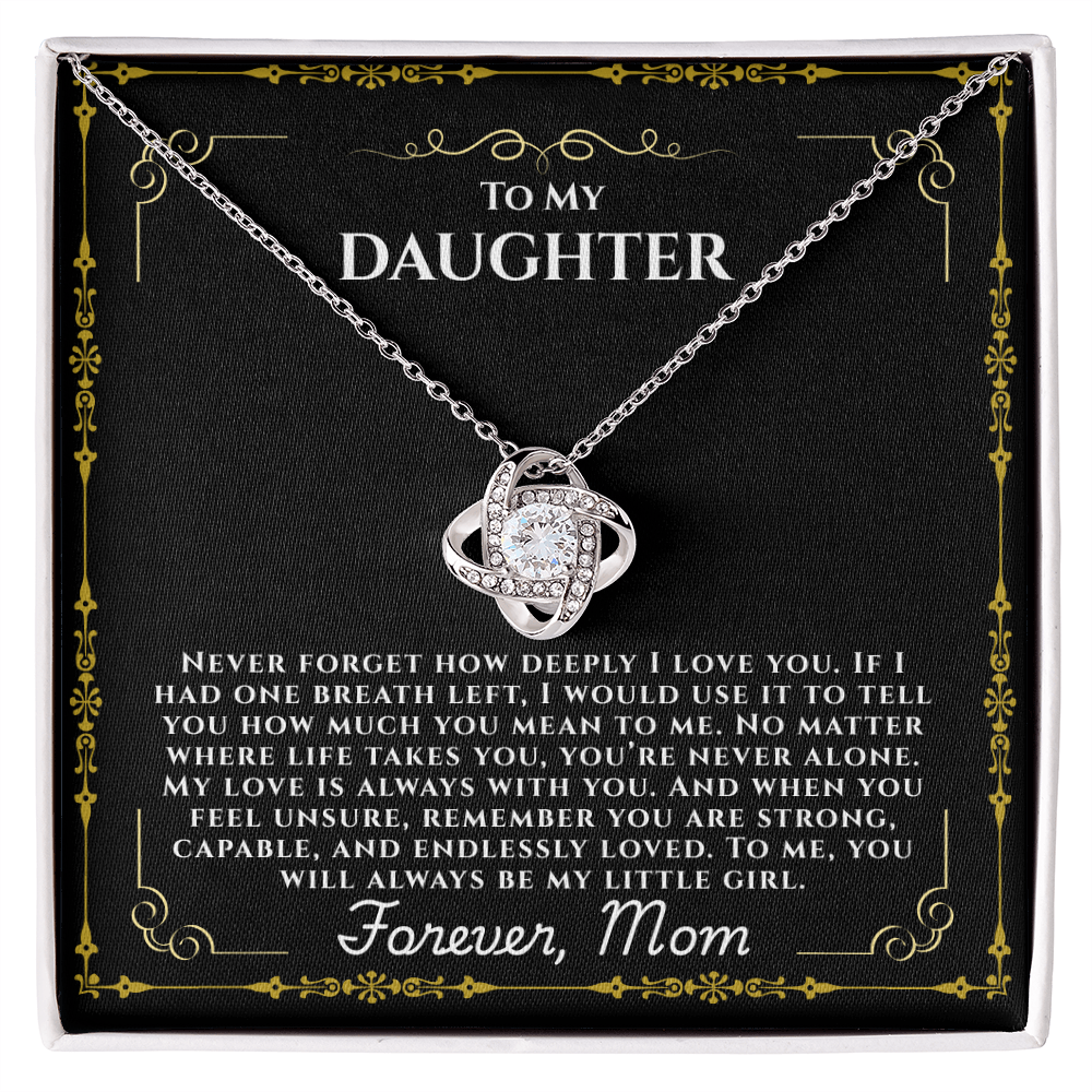 To My Daughter  "Never Forget How Deeply I love You"