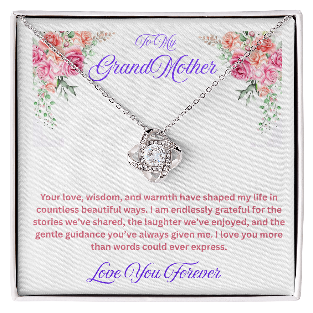 To My Grandmother  "Endlessly Grateful"