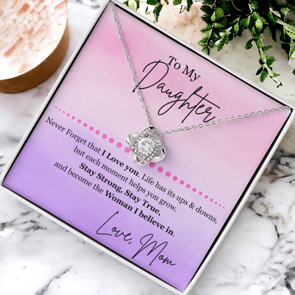 To My Daughter-The Woman I Believe In-Necklace