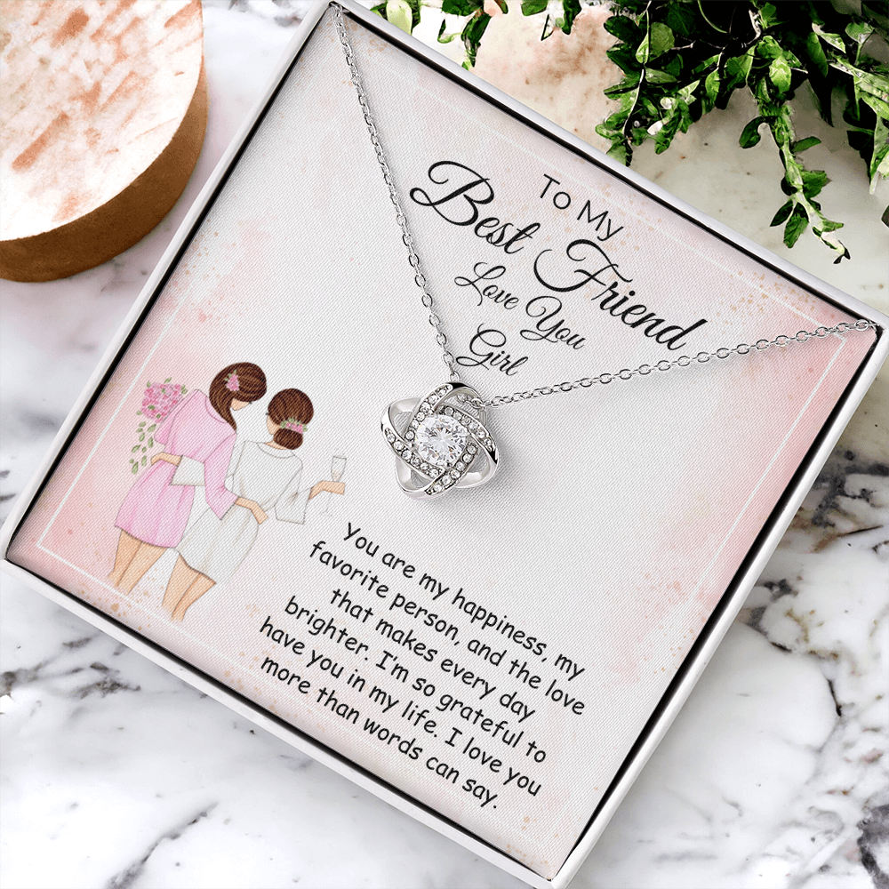 To My Best Friend – Grateful for You Necklace