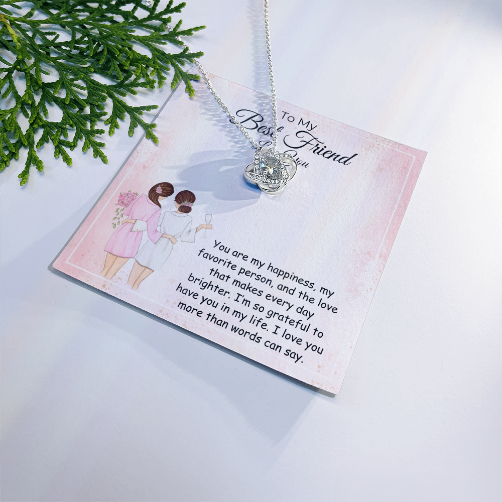 To My Best Friend – Grateful for You Necklace