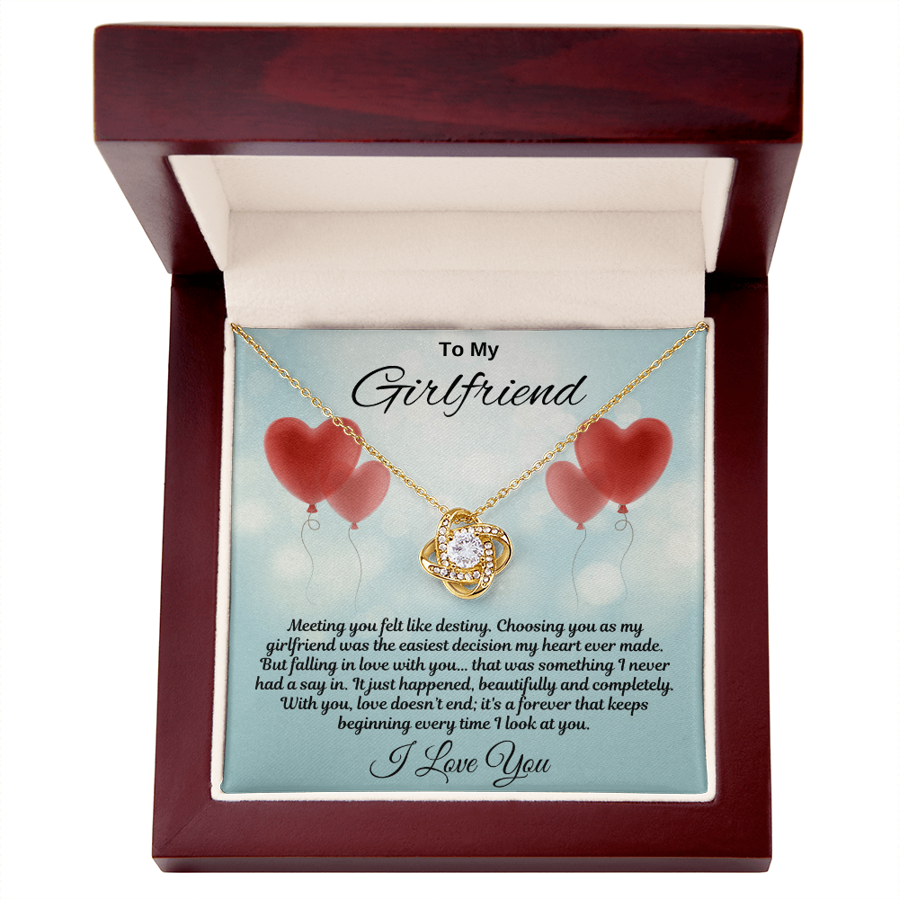 To My Girlfriend  "Meeting You Felt Like Destiny"