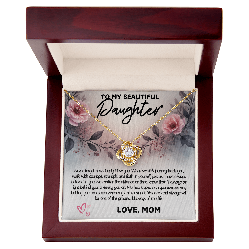To My Beautiful Daughter "Never Forget How Deeply I Love You"