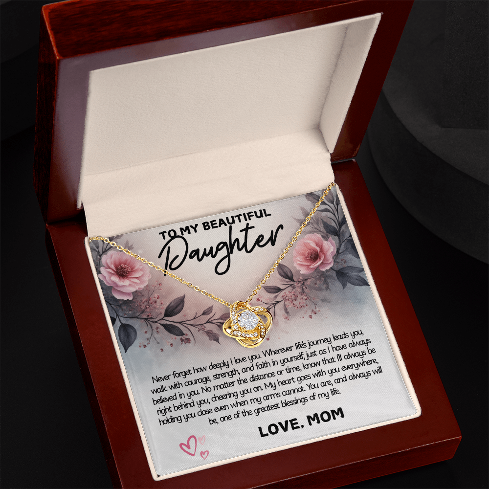 To My Beautiful Daughter "Never Forget How Deeply I Love You"