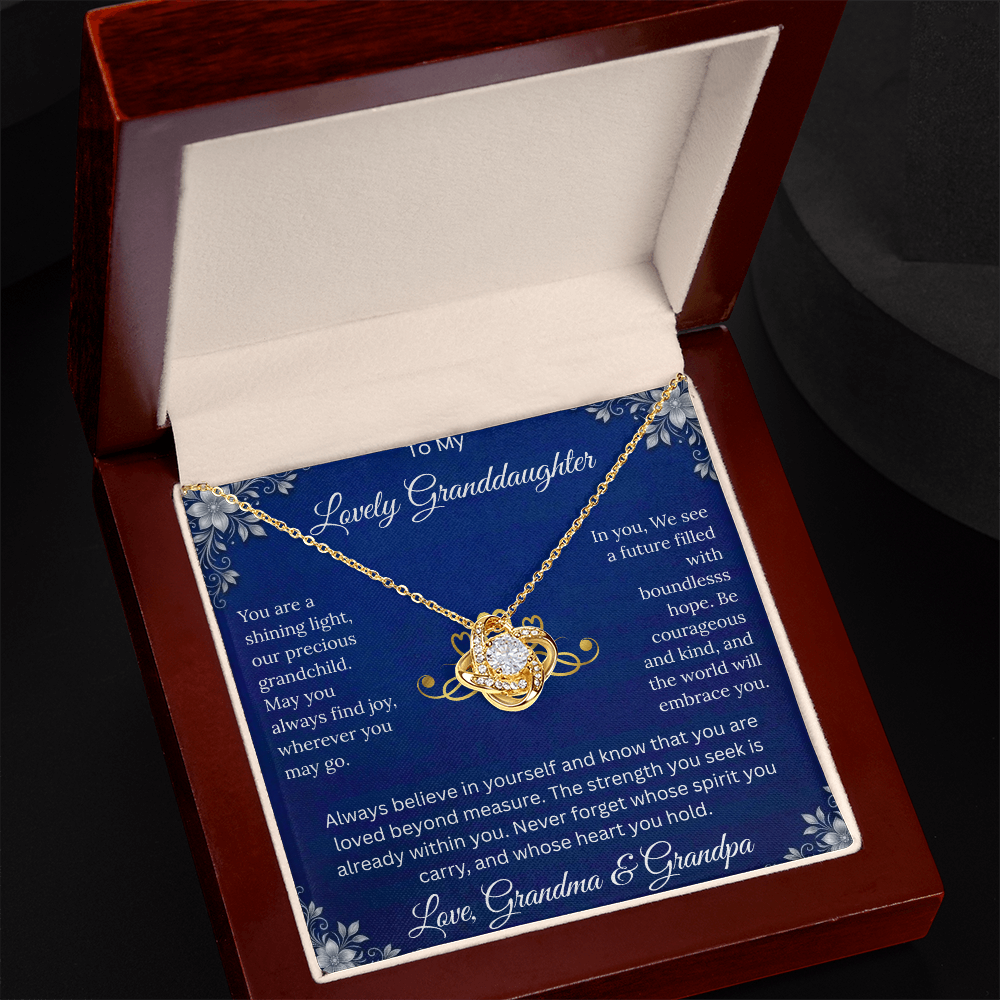 To My Granddaughter – Shining Light Necklace