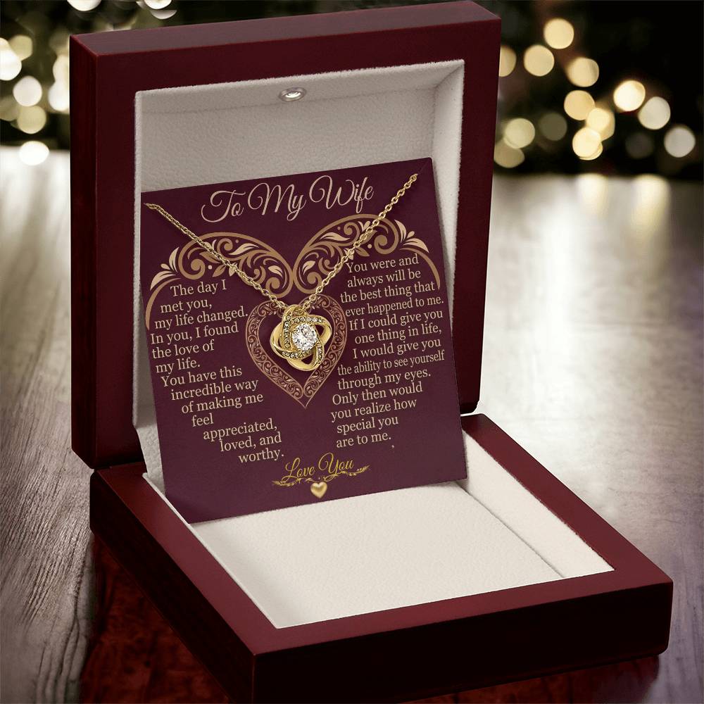 To My Wife  "If I Could Give You One Thing In Life"