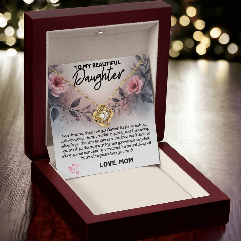 To My Beautiful Daughter "Never Forget How Deeply I Love You"
