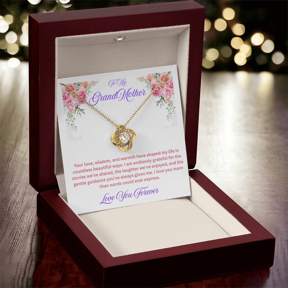 To My Grandmother  "Endlessly Grateful"