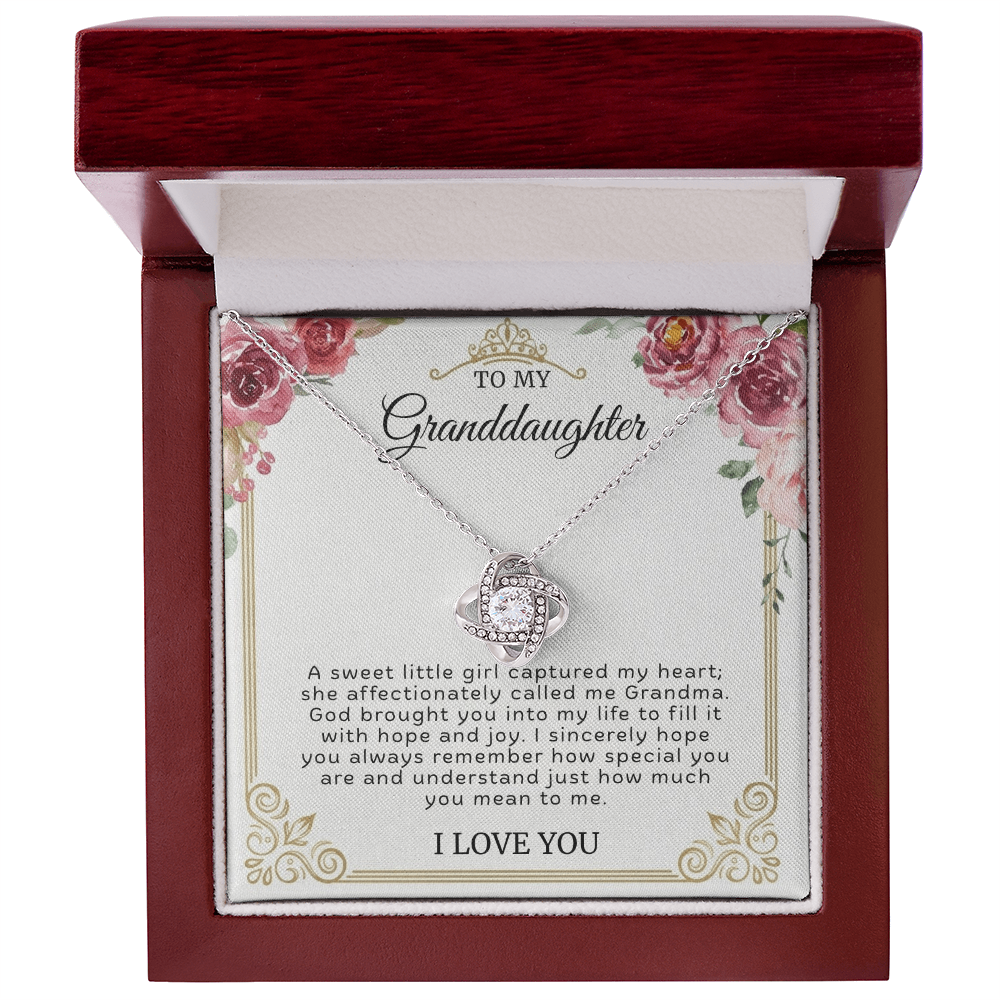 To My Granddaughter  "A Sweet Little Girl Captured My Heart"