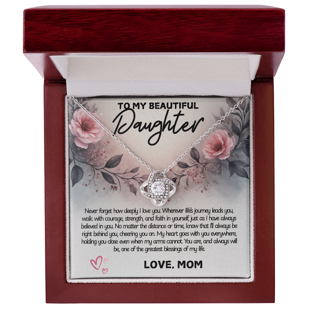 To My Beautiful Daughter "Never Forget How Deeply I Love You"