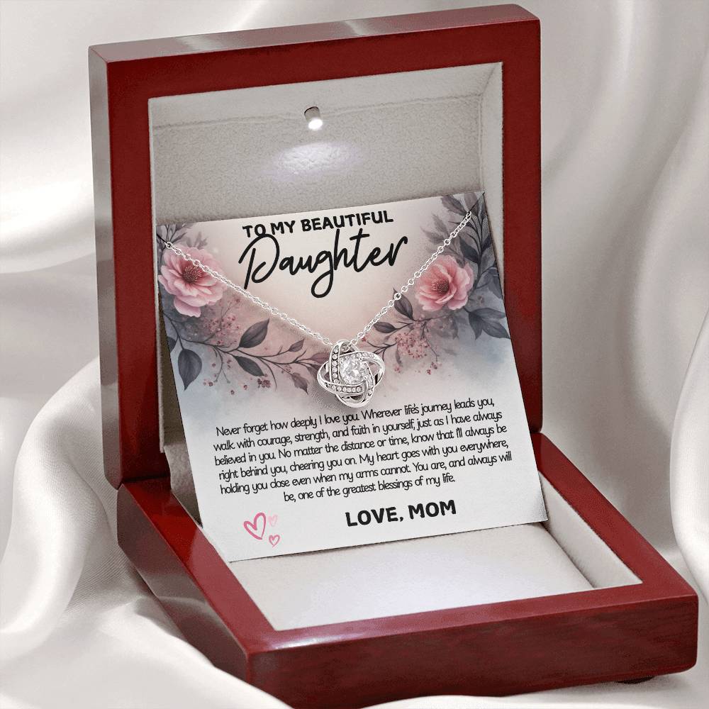 To My Beautiful Daughter "Never Forget How Deeply I Love You"