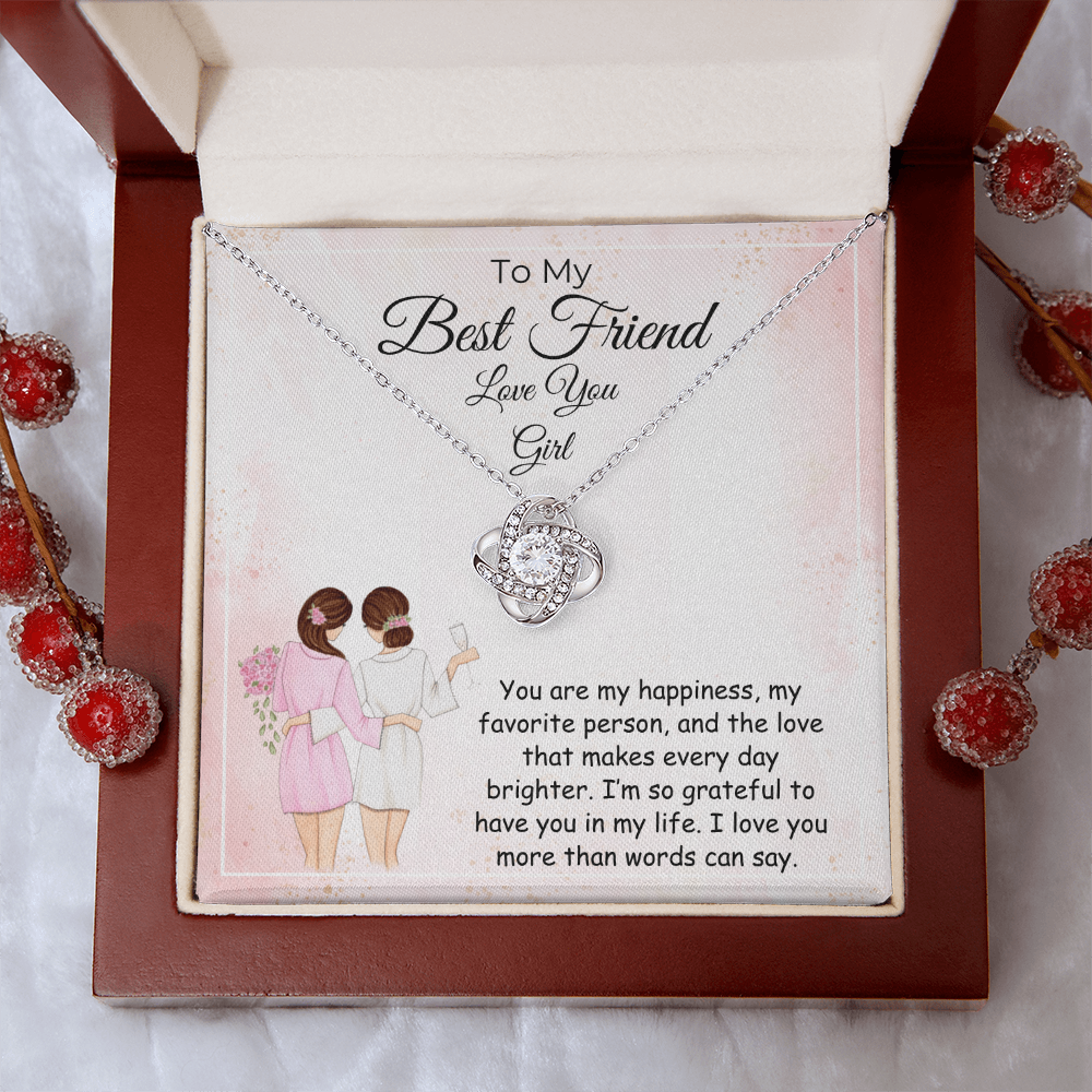 To My Best Friend – Grateful for You Necklace