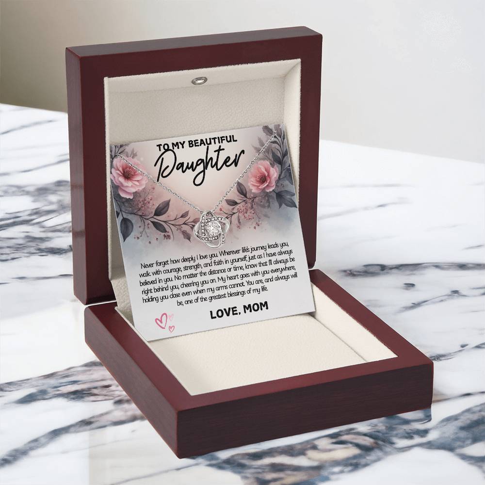 To My Beautiful Daughter "Never Forget How Deeply I Love You"