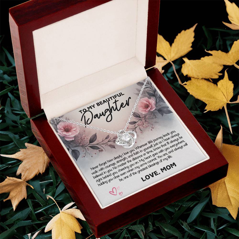 To My Beautiful Daughter "Never Forget How Deeply I Love You"