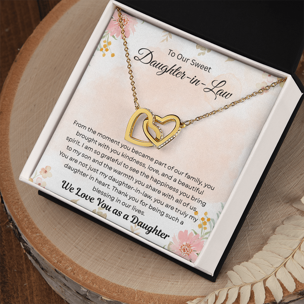 To Our Daughter-In-Law "Thank You For Being Such A Blessing In Our LIves"