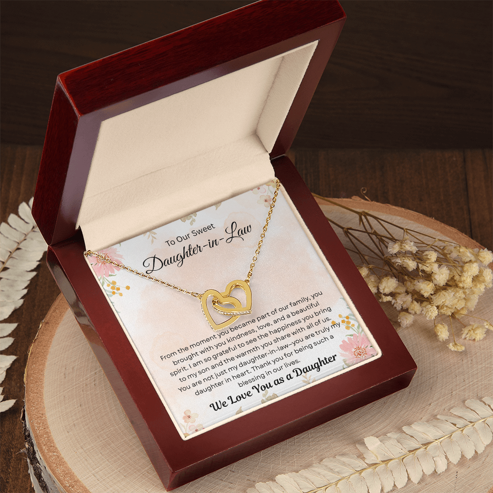 To Our Daughter-In-Law "Thank You For Being Such A Blessing In Our LIves"