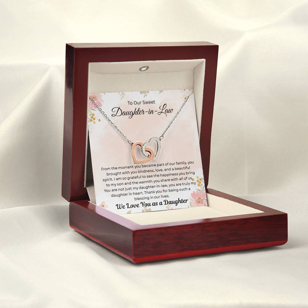 To Our Daughter-In-Law "Thank You For Being Such A Blessing In Our LIves"