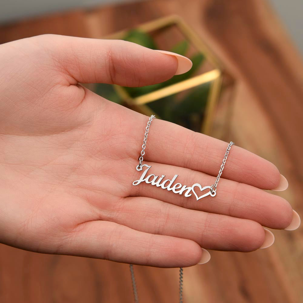To My Daughter – Sweetest Gift Name Necklace