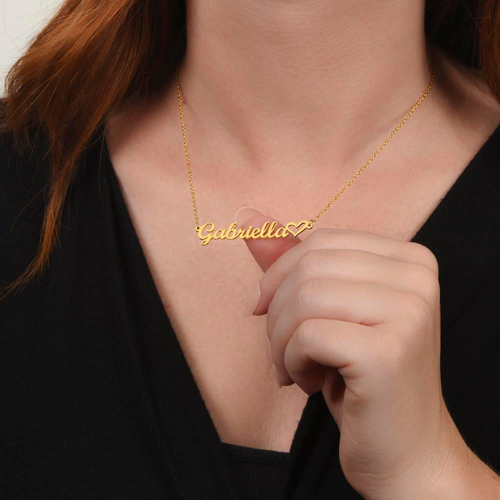 To My Daughter – Sweetest Gift Name Necklace