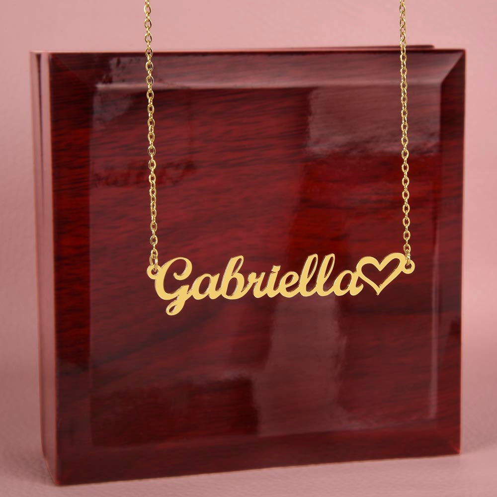 To My Daughter – Sweetest Gift Name Necklace