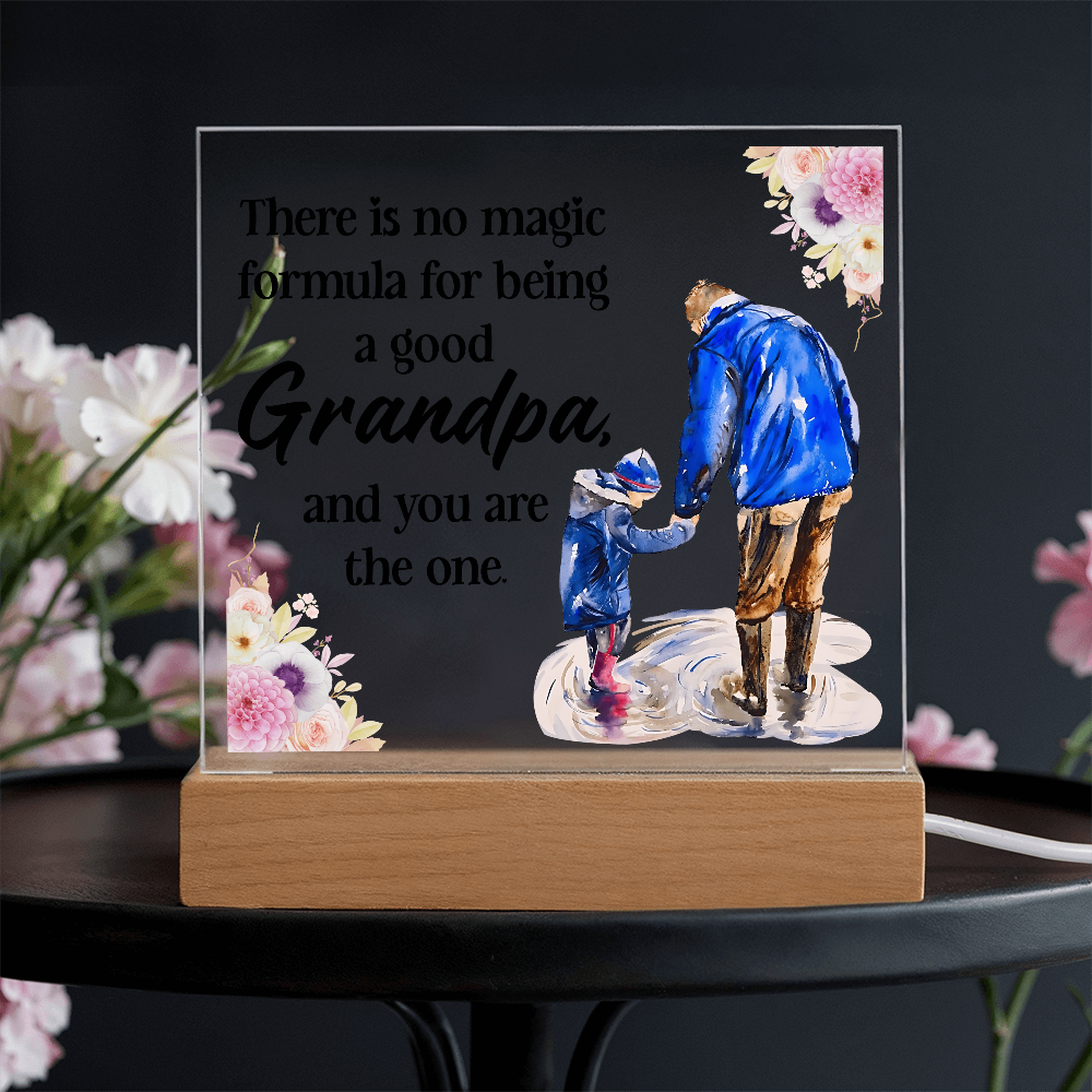 To Grandpa  "You Are The One"