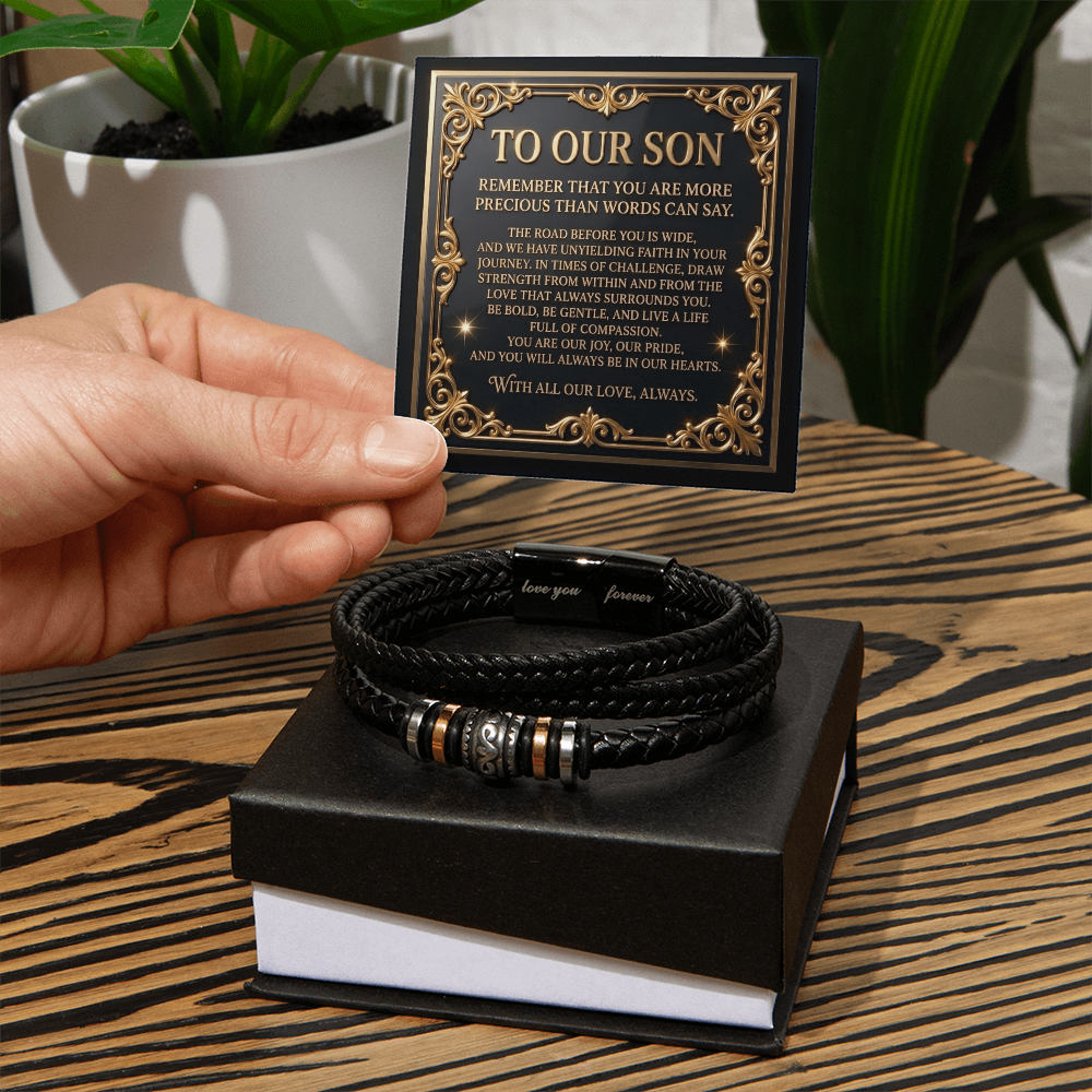 To Our Son Bracelet – The Road Ahead
