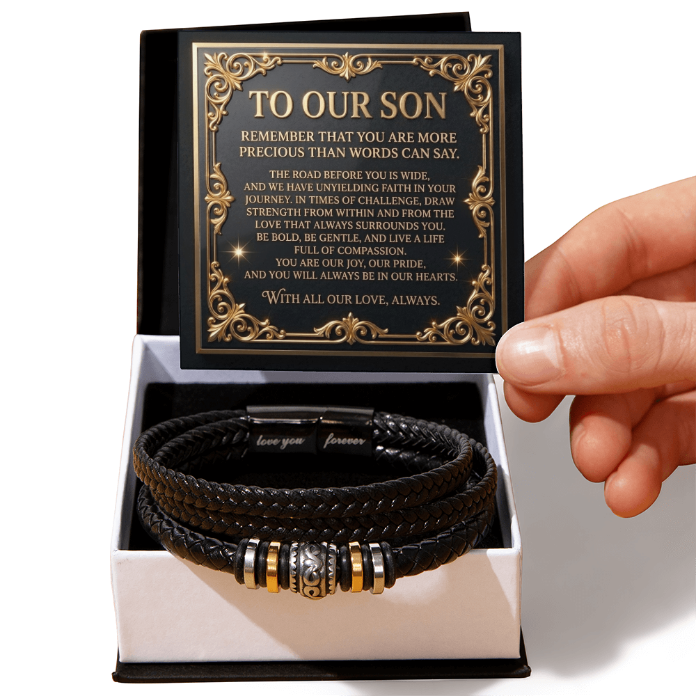 To Our Son Bracelet – The Road Ahead