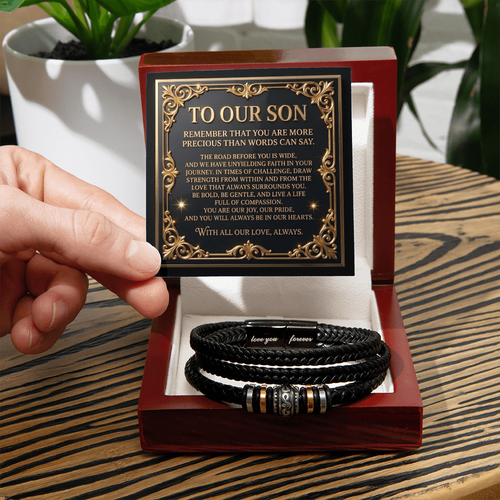 To Our Son Bracelet – The Road Ahead