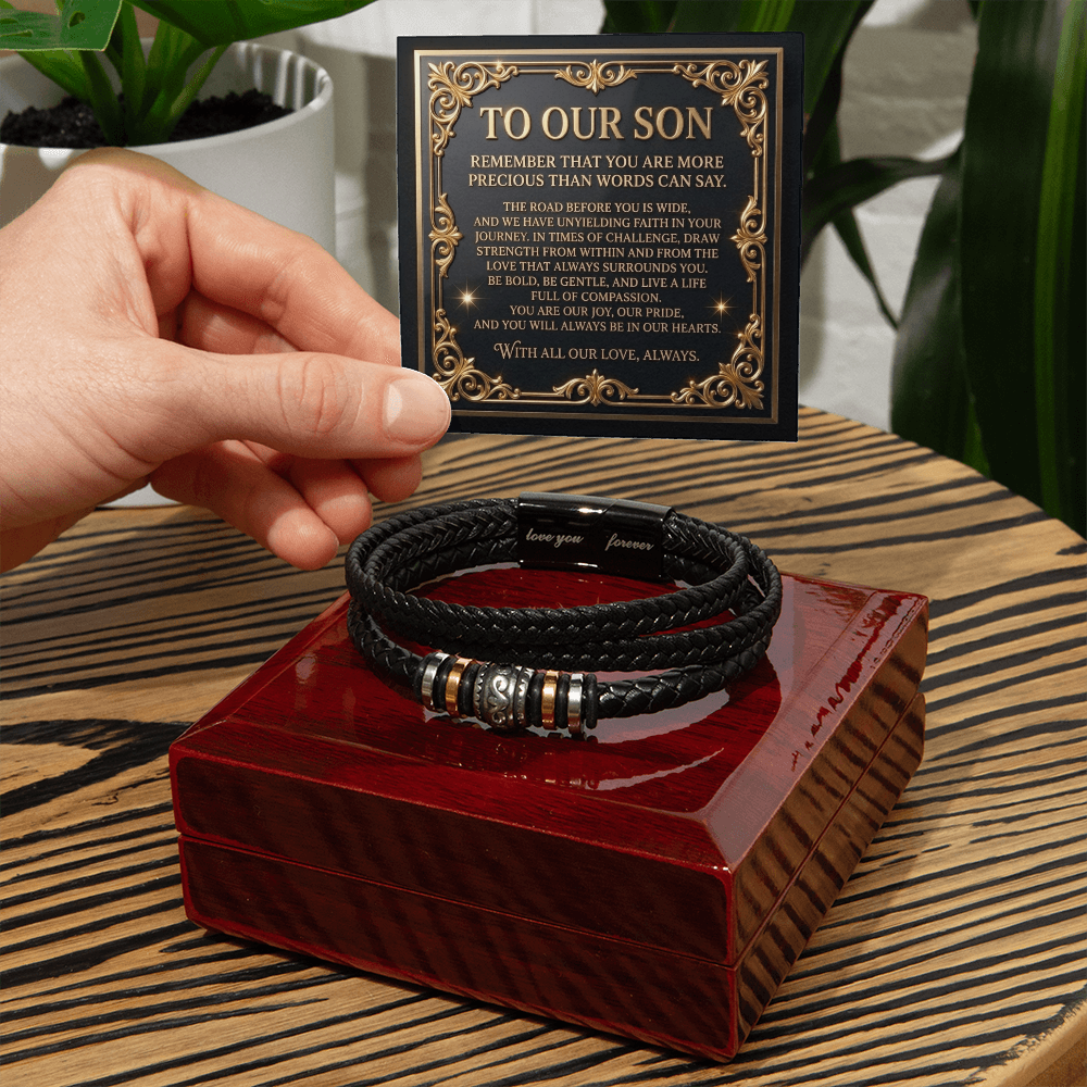 To Our Son Bracelet – The Road Ahead