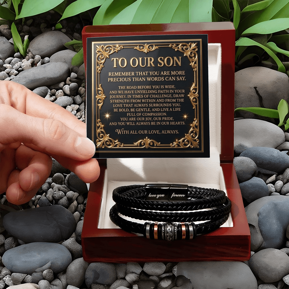 To Our Son Bracelet – The Road Ahead
