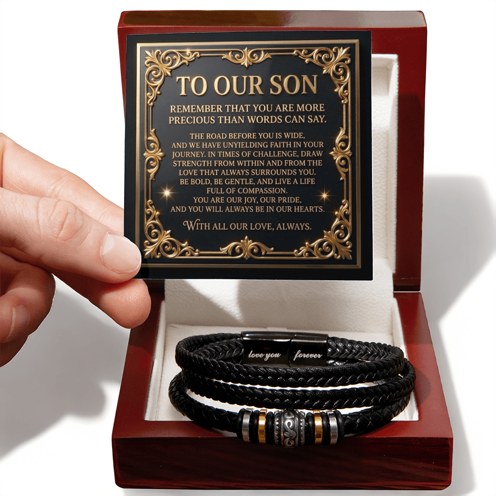 To Our Son Bracelet – The Road Ahead