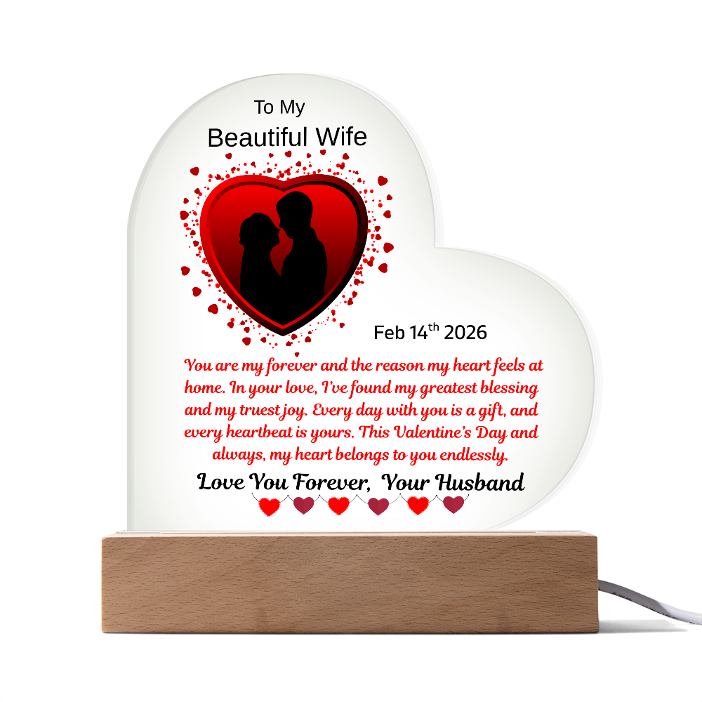 To My Beautiful Wife "You Are My Forever"