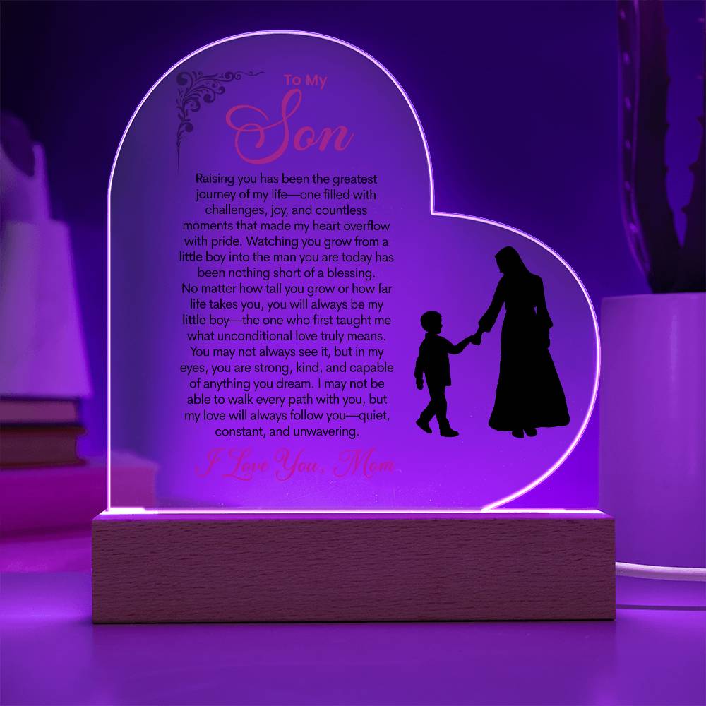 To My Son "Raising You Has Been The Greatest Journey Of My Life"