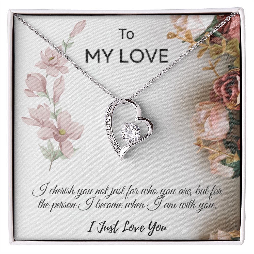 To My Love  "I Cherish You Necklace"