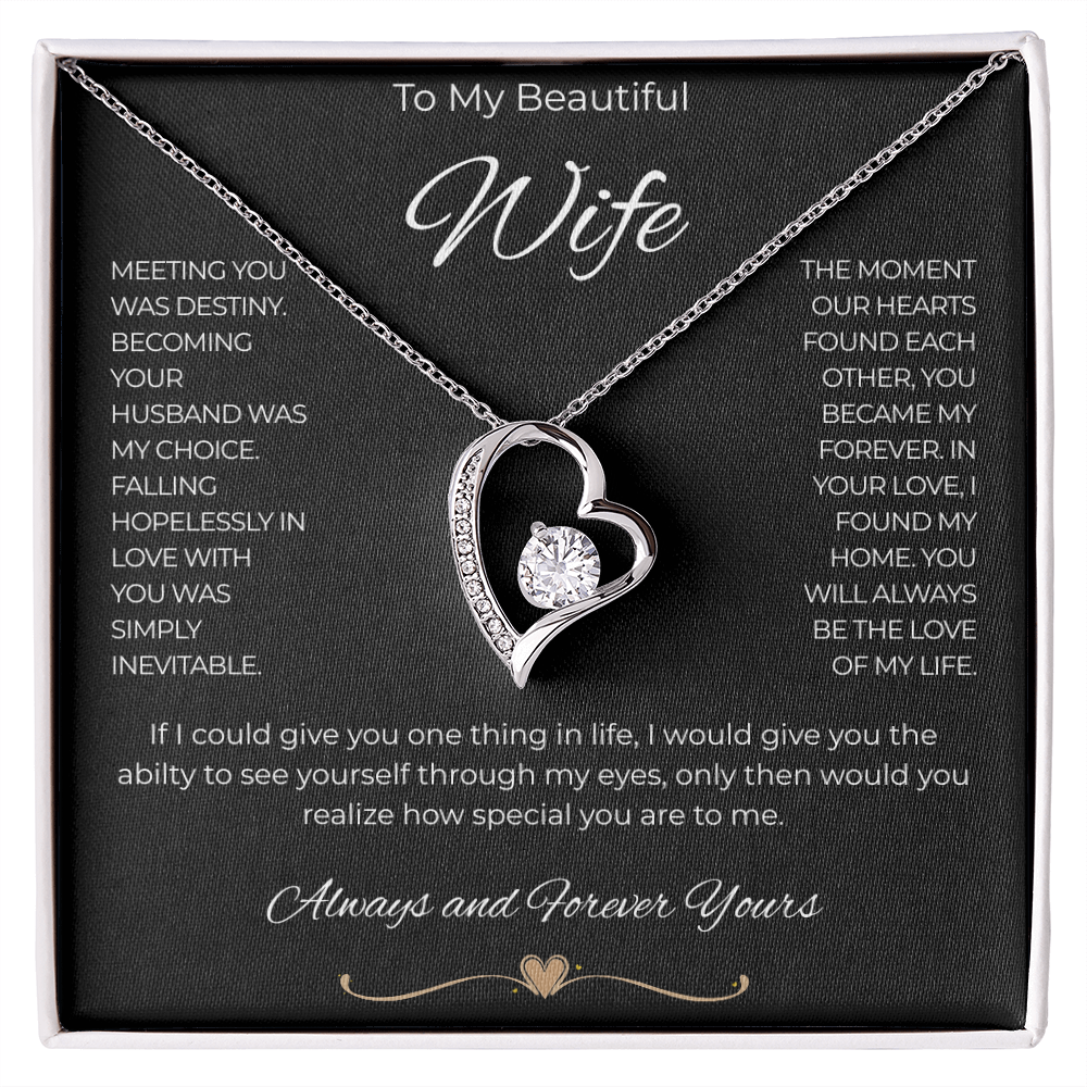To My Beautiful Wife  "Meeting You Was Destiny"