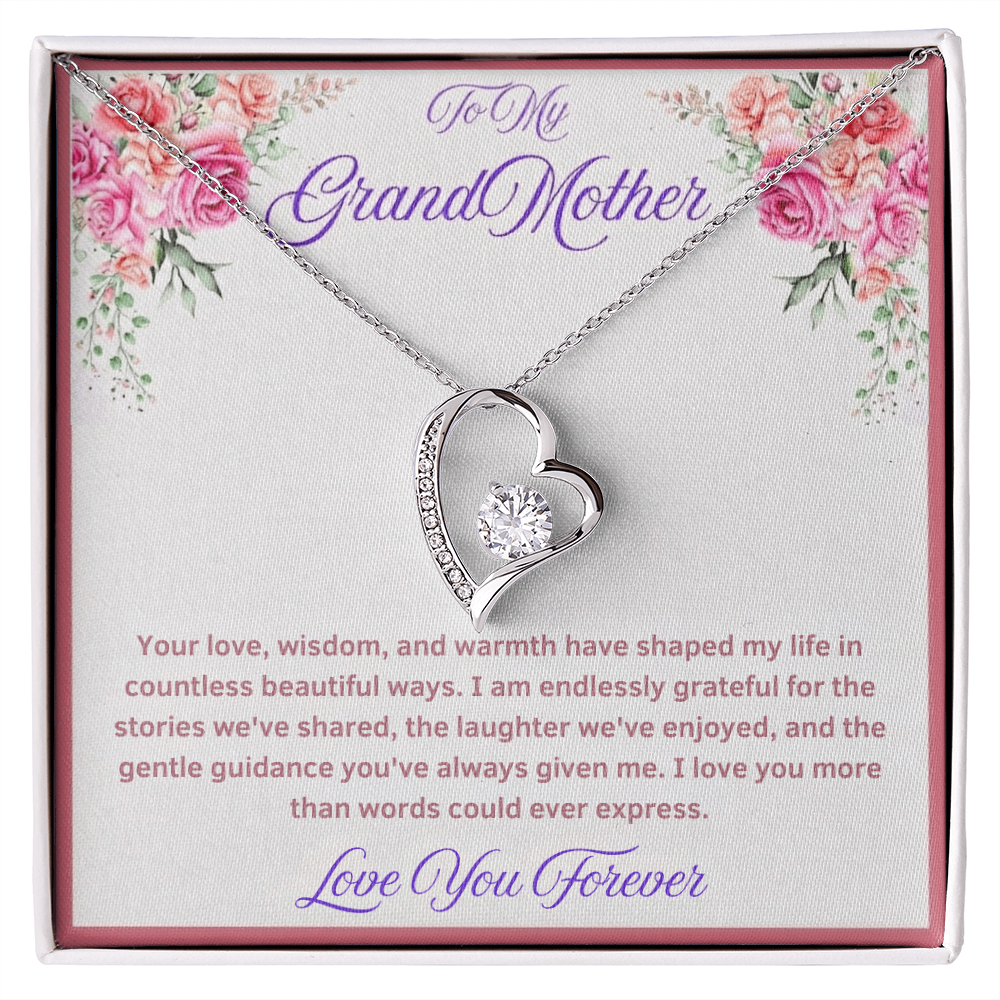 To My GrandMother  "I Am Endlessly Grateful"