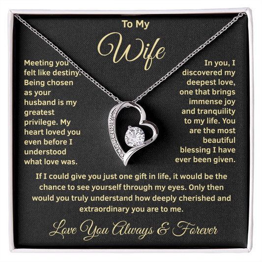 To My Wife  "Meeting You Felt Like Destiny"