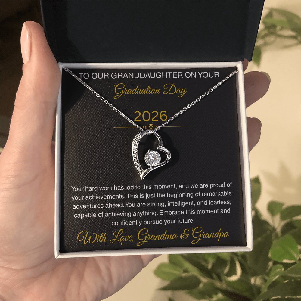 To Our Granddaughter   "We Are Proud Of Your Achievements"