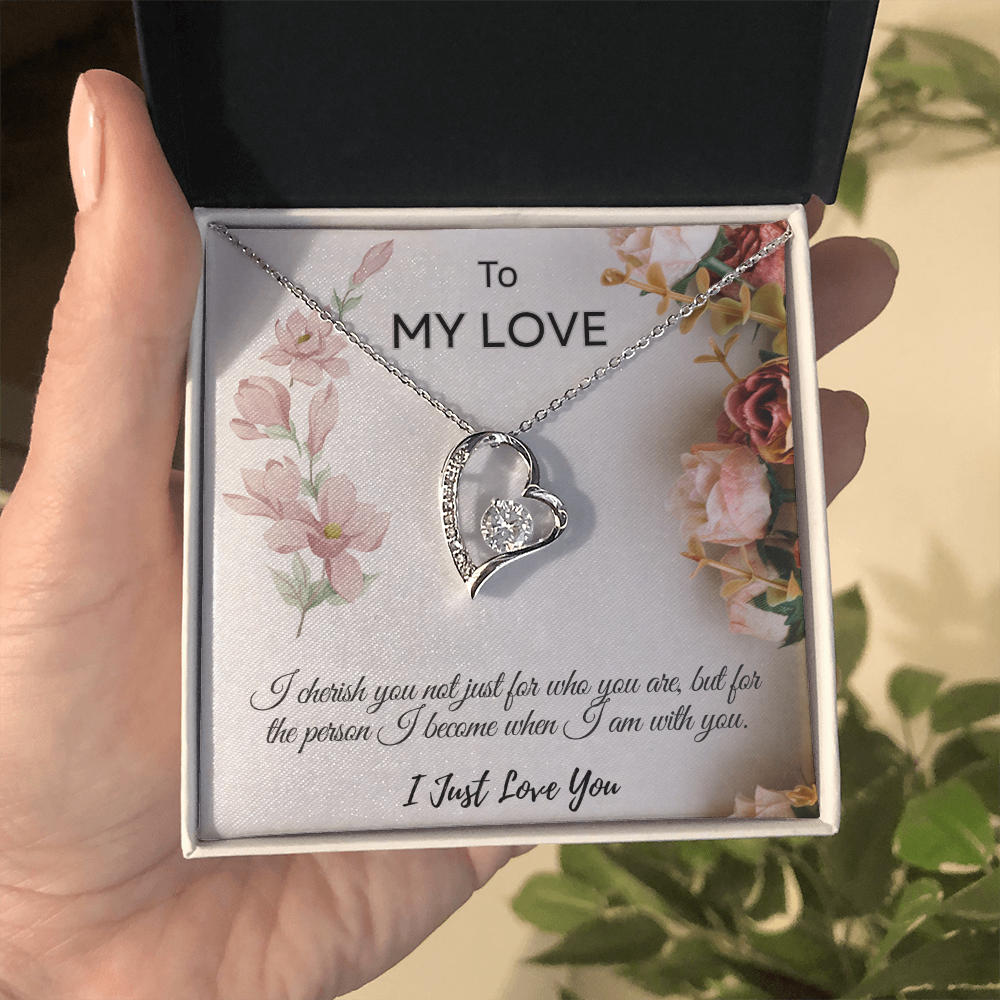 To My Love  "I Cherish You Necklace"