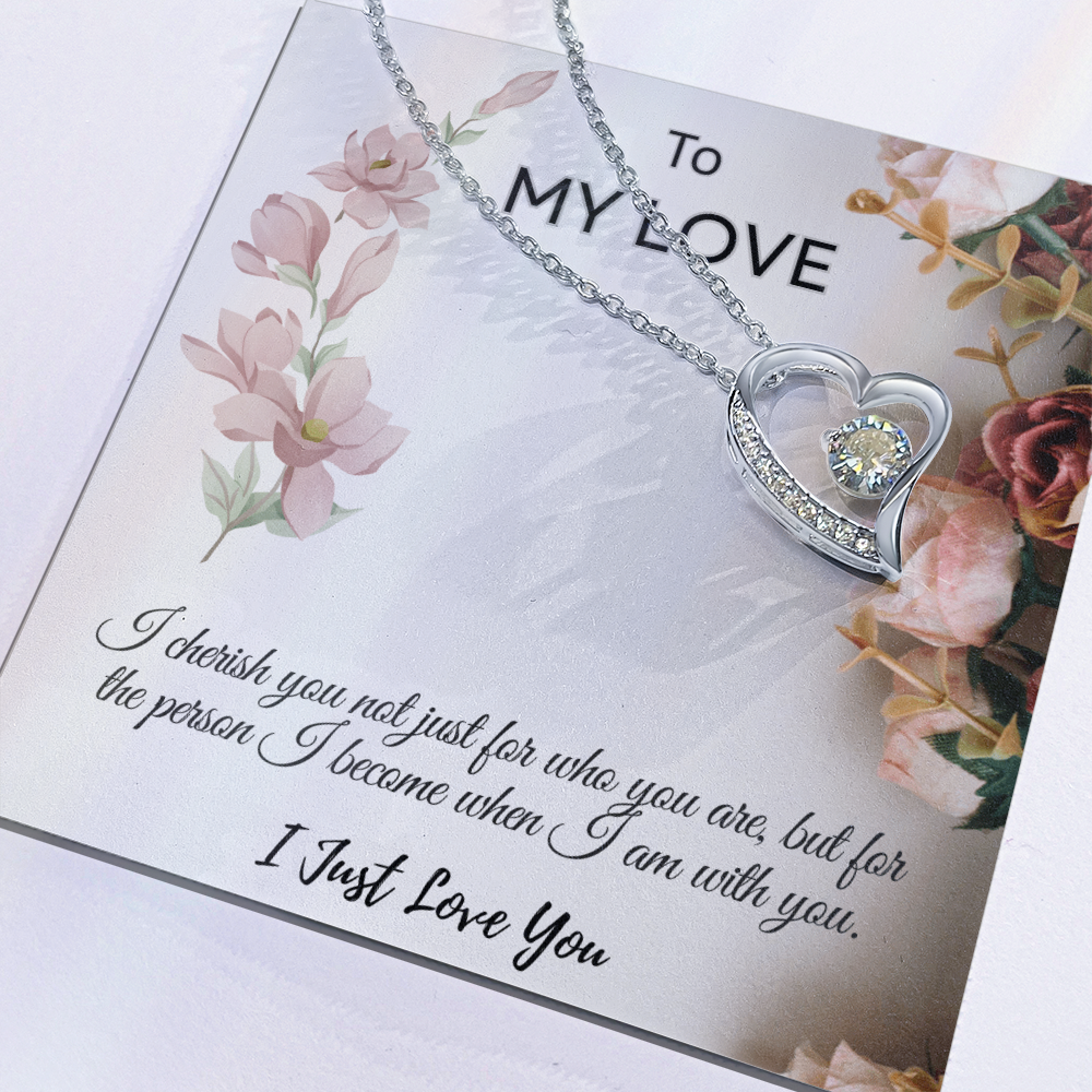 To My Love  "I Cherish You Necklace"