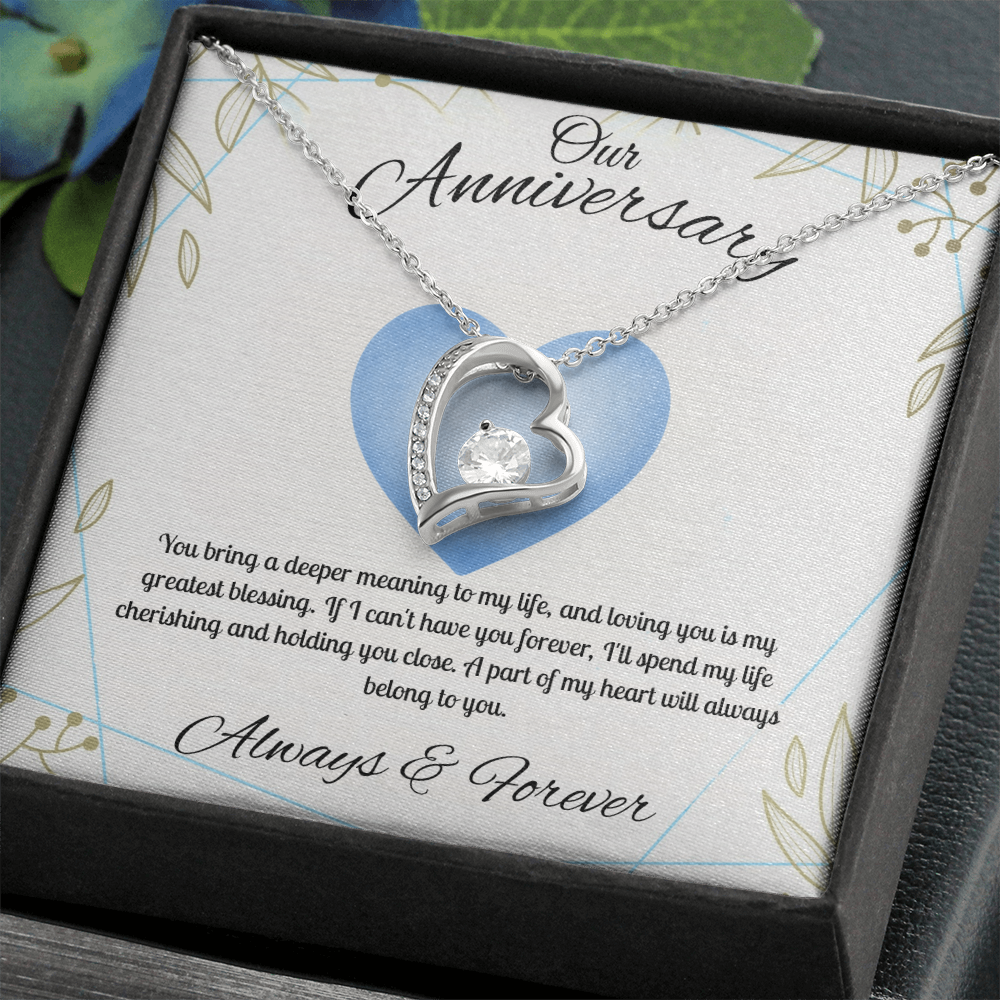 Our Anniversary  "You Bring A Deeper Meaning To My Life"